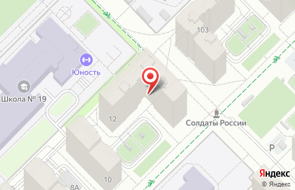 Детский сад и школа развития Солнечная Полянка на улице Павла Шаманова на карте