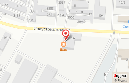 Cтоловая на Индустриальной улице на карте
