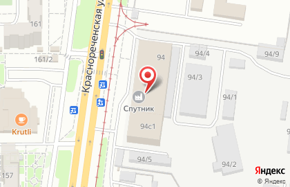 Оптово-розничный склад Лампа Аладдина на Краснореченской улице на карте