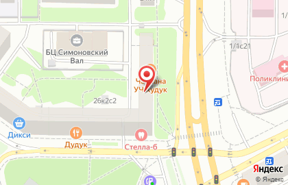 Груминг-салон Барбос на метро Автозаводская на карте