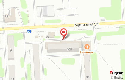 Универсам Верный на Рудничной улице в Новомосковске на карте