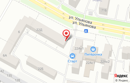 Центр новых технологий и инноваций на улице Ульянова на карте