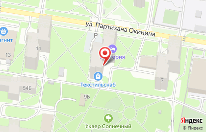Гостиница Виктория в Череповце на карте