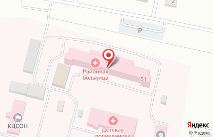 Малопургинская РБ на карте