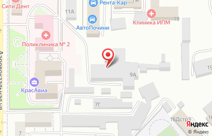 Аварийно-диспетчерская служба Красноярская Теплотранспортная Компания на карте