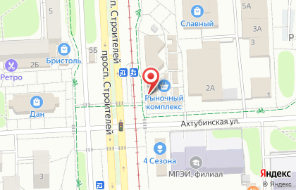 Кафе быстрого питания Doner Vill на проспекте Строителей на карте