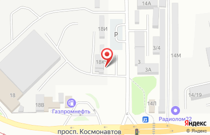 Акватория на проспекте Космонавтов на карте