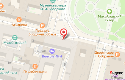 Антикварный магазин Терция на Итальянской улице на карте