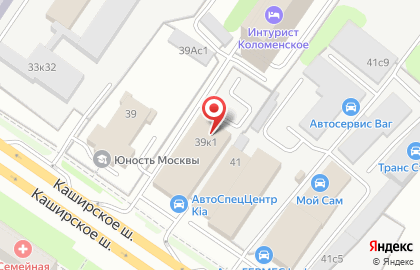 Компания Окна Москвы на Каширском шоссе на карте