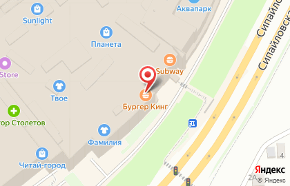 Пиццерия Фиеста Пицца на улице Энтузиастов на карте