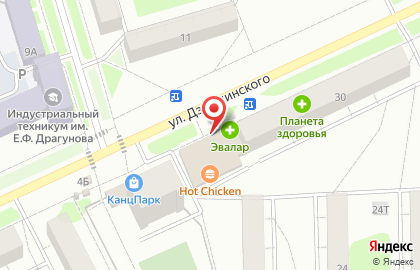 Магазин колбасной продукции Восточный на улице Дзержинского, 30 на карте