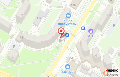 Магазин овощей и фруктов на улице Гоголя на карте