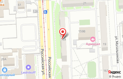 Компания по организации техосмотра и страхования Авто-Эксперт на Российской улице на карте