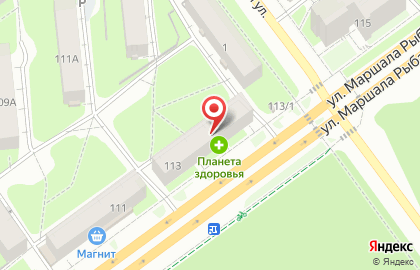 Гипермаркет автозапчастей для отечественных автомобилей Авто-Россиянин на улице Маршала Рыбалко на карте