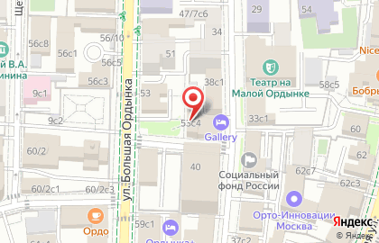 Марс на Третьяковской на карте