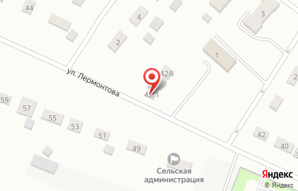 Продуктовый магазин Русь на улице Лермонтова на карте