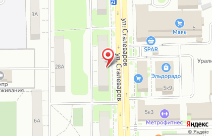 Оператор сотовой связи Tele2 на улице Сталеваров, 28 на карте