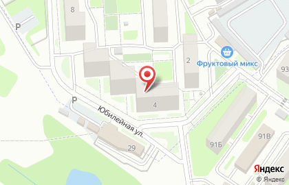Магазин посуды и хозяйственных товаров Хозяйственный на Юбилейной улице на карте