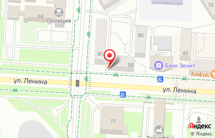 Пекарня Аромат на улице Ленина на карте