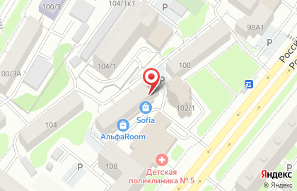 Салон европейской мебели Gautier на Российской улице на карте