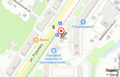 Аптека Виталайн на улице Руднева на карте