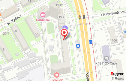 Клинико-диагностическая лаборатория Юнилаб на Краснореченской улице на карте