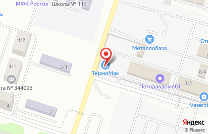 Магазин ТермоМак на Индустриальной улице на карте