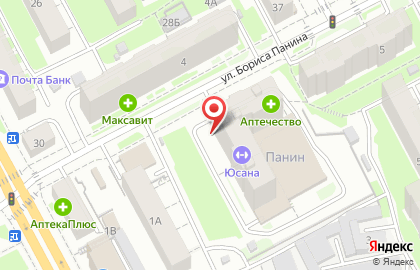 Нижегородский кредитный союз на улице Бориса Панина на карте