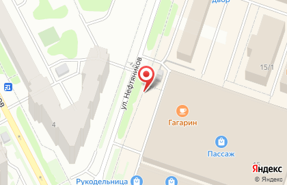 Магазин тканей в Сургуте на карте