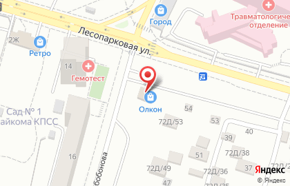 Таксопарк в Красноярске на карте