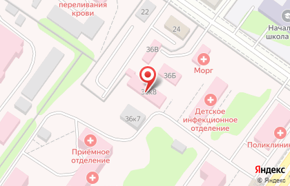 Городская клиническая больница №6 на улице Орджоникидзе на карте