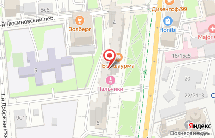 Мосгортранс на Люсиновской улице на карте