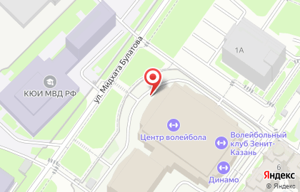 Центр волейбола Санкт-Петербург на улице Мидхата Булатова на карте