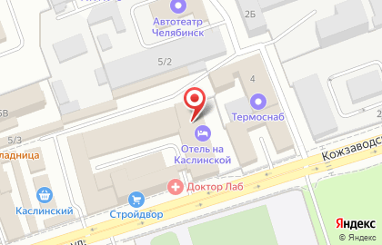 Салон текстиля Премьера на улице Каслинская на карте