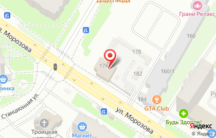 Банкомат Росгосстрах Банк, филиал в г. Сыктывкаре на улице Морозова, 174 на карте