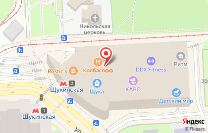Банкомат ВТБ на Щукинской улице на карте