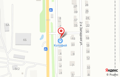 Ветеринарная клиника Котофей во Владивостоке на карте