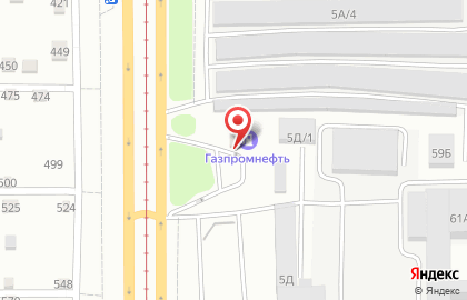 Газпромнефть на улице Попова, 5в на карте