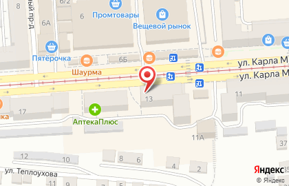 Магазин мяса индейки ИндиФуд в Челябинске на карте