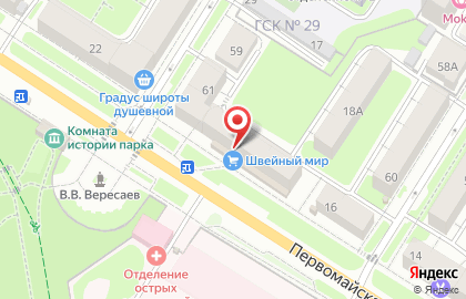 Магазин Белевская пастила в Туле на карте