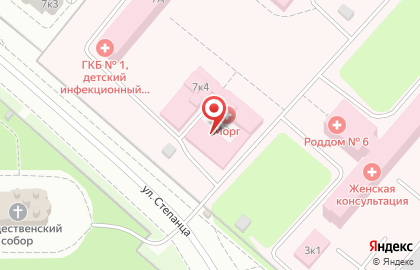 Омский похоронный комплекс в Кировском районе на карте
