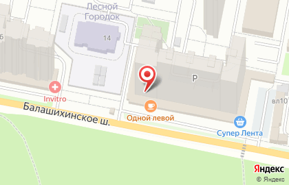 BILLA на Балашихинском шоссе на карте