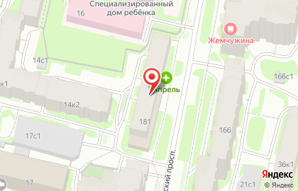 Аптека Апрель на Новгородском проспекте на карте