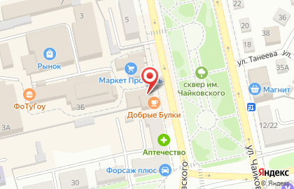 Торгово-производственная компания Kaleva в Ленинском районе на карте