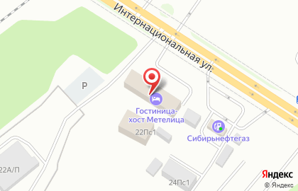 Сауна Метелица на Интернациональной улице на карте
