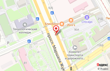 Билборды (6х3 м) от РА Экспресс-Сити в Дзержинском районе на карте