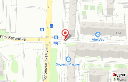 Почтовое отделение №35 в Ленинском районе на карте