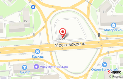 Шиномонтажная мастерская на Московском шоссе на карте