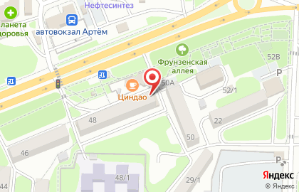 Супермаркет напитков Винлаб во Владивостоке на карте