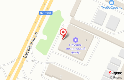 Торговая компания Научно-технический центр на Батайской улице на карте